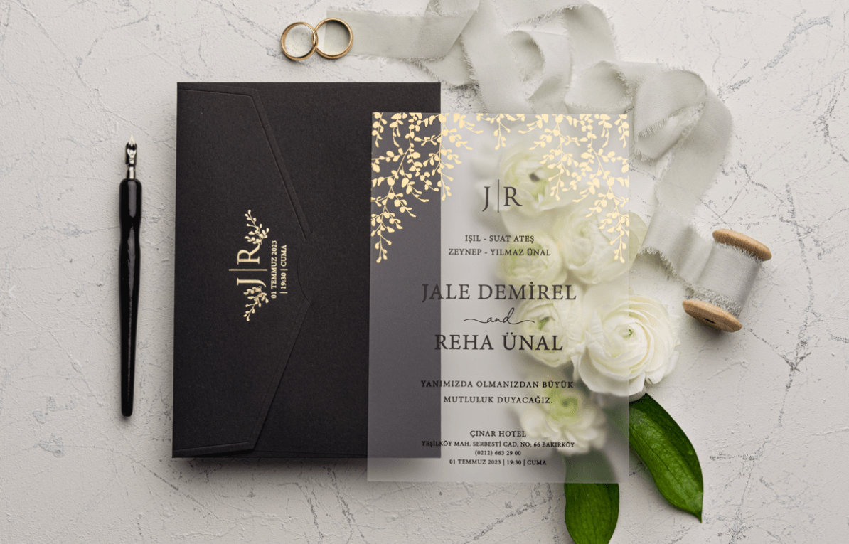 Wedding Invitations by Vogue Home - www.theweddingring.ca - listings -