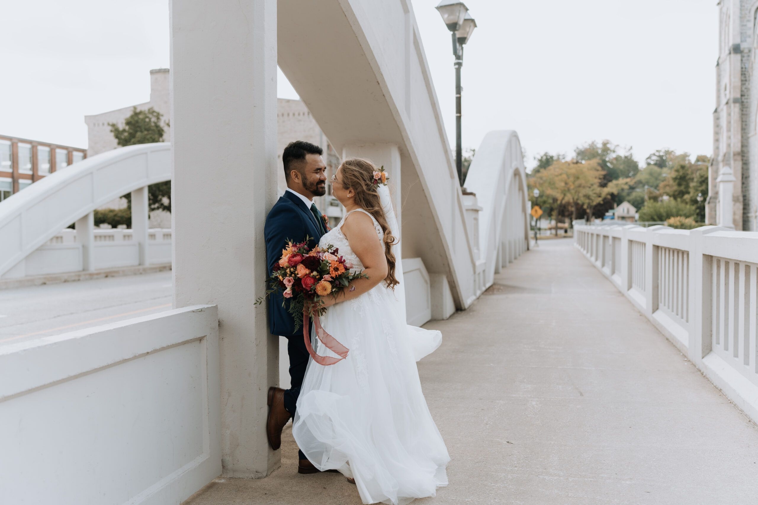 Vibrant wedding vows come to life