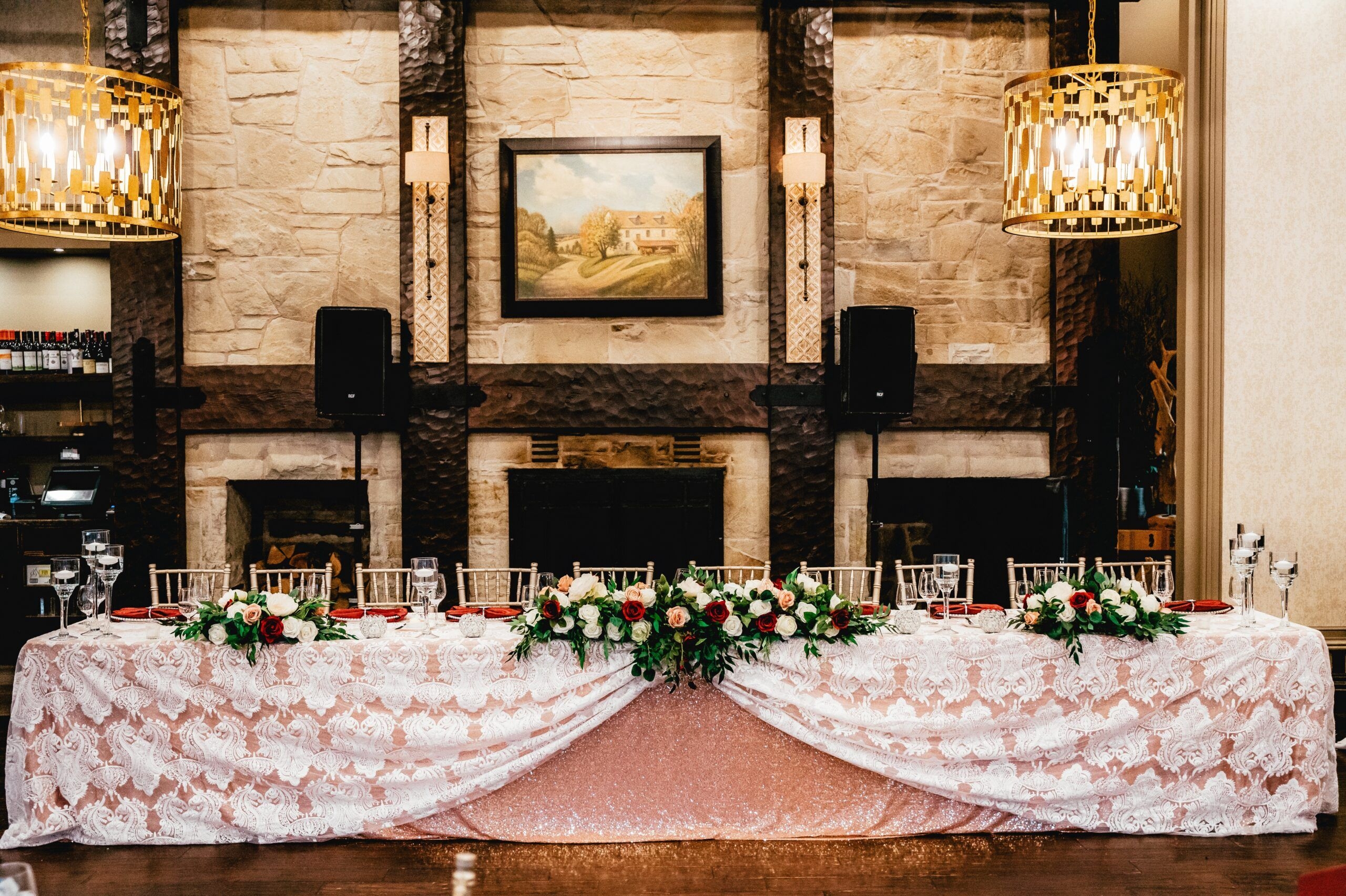 Burgundy and Green Wedding Inspiration