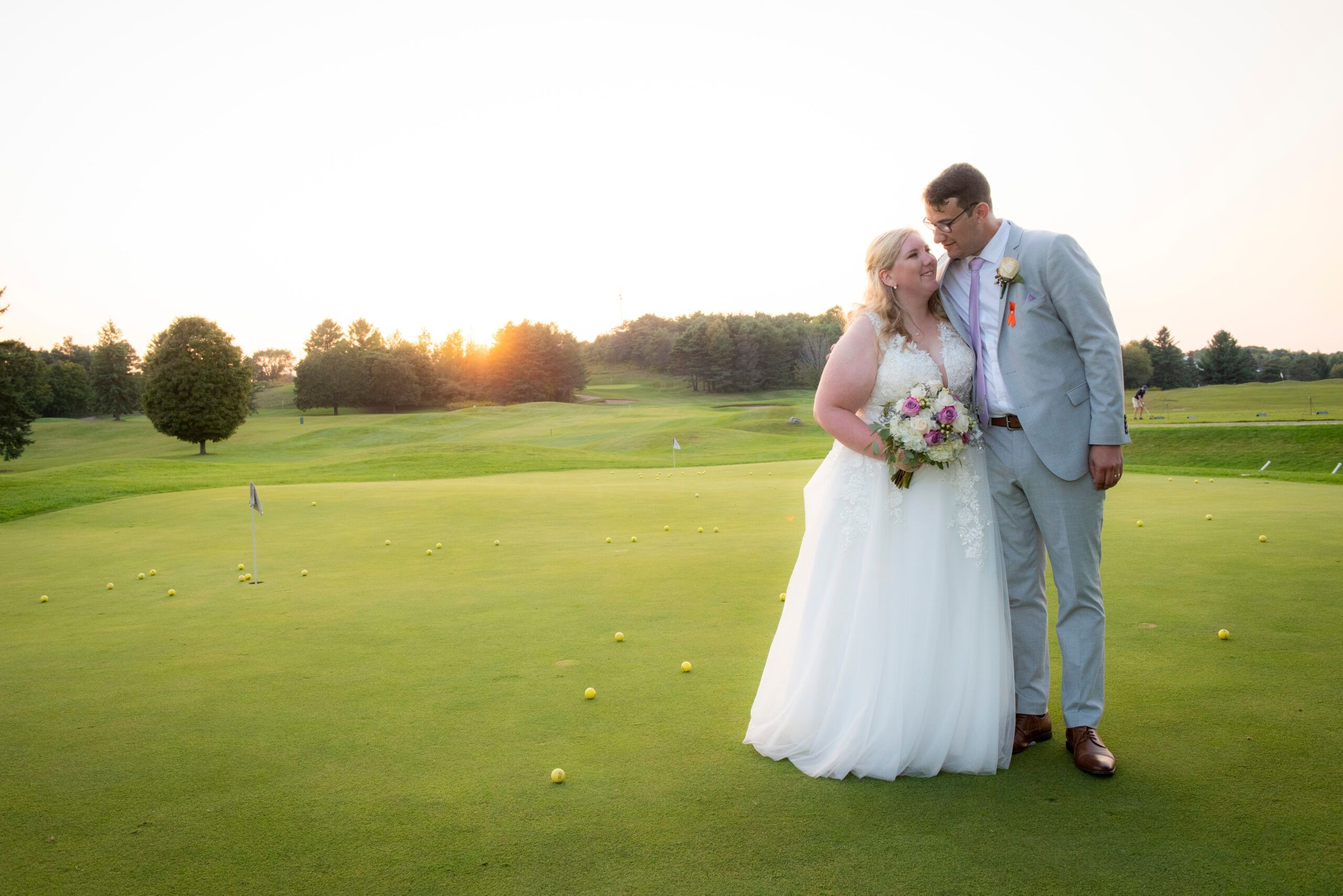 White and Purple Wedding Dreams