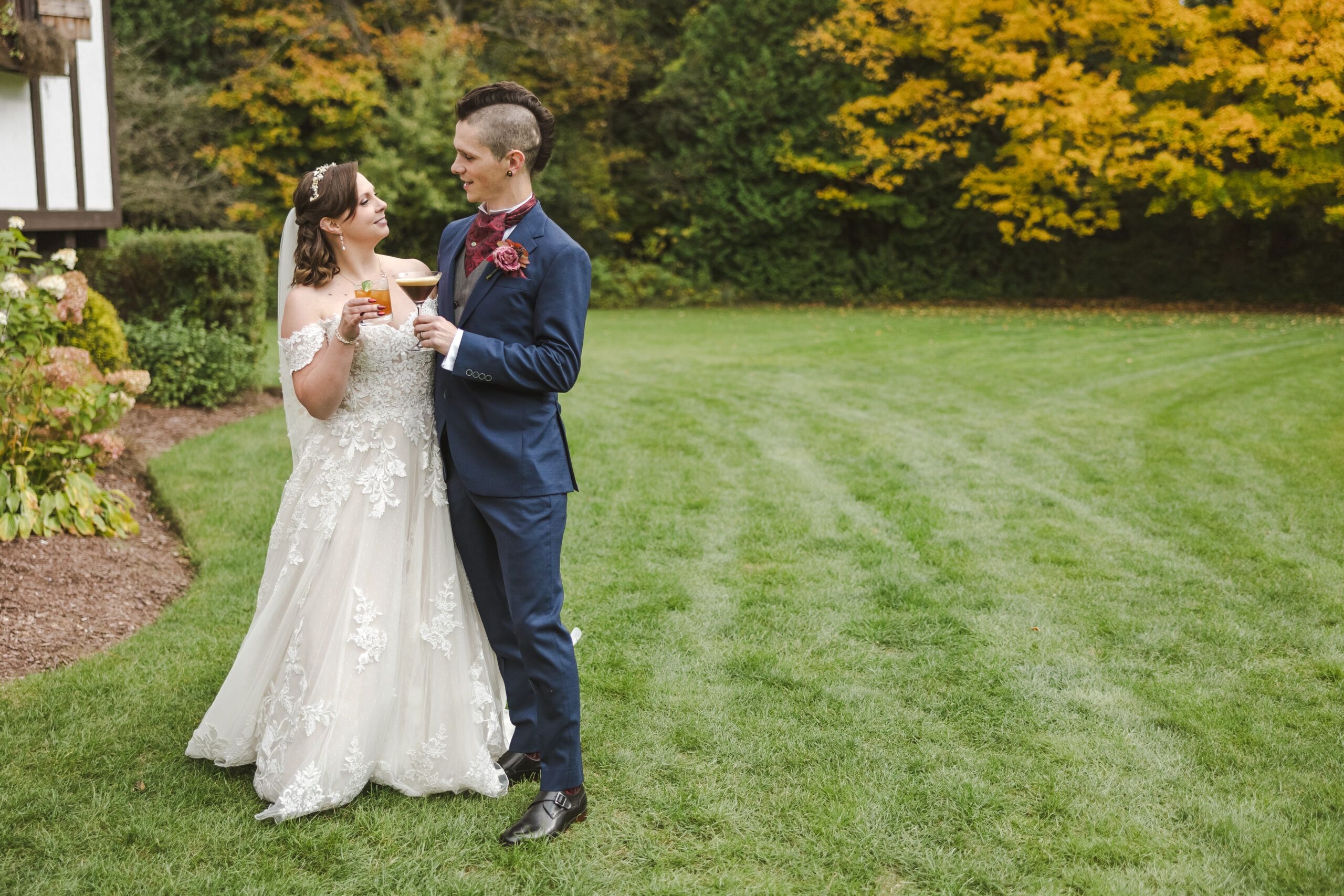 Unique Fall Wedding at Erin Estates