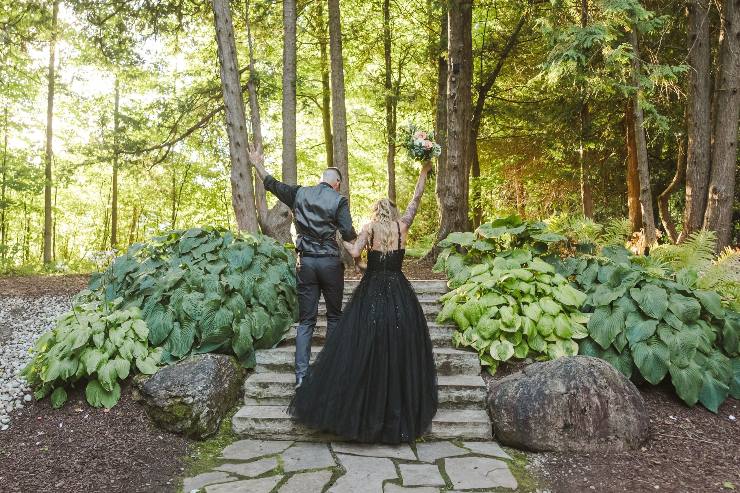 The Magic of a Black Wedding Dress
