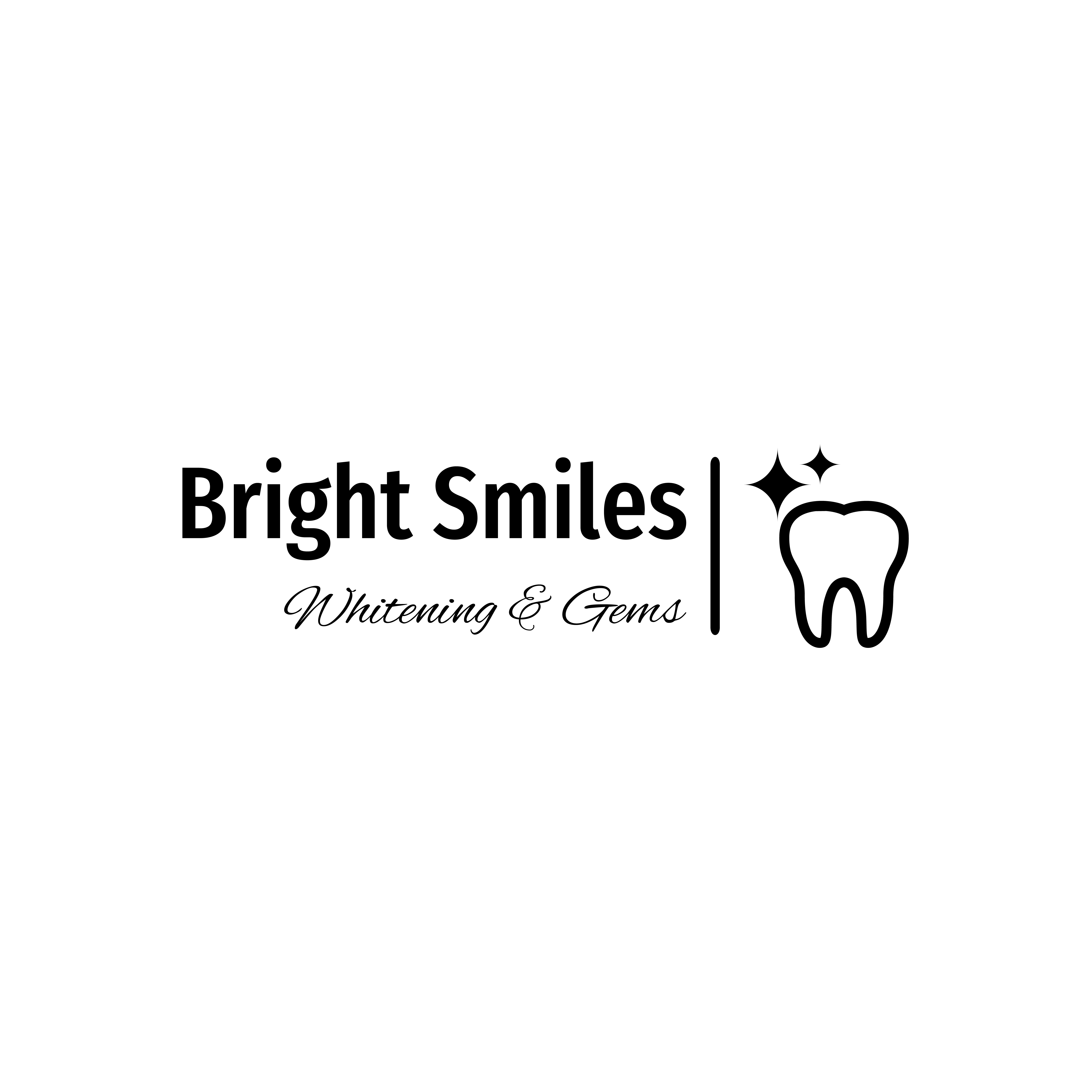 Bright Smiles Whitening & Gems Logo